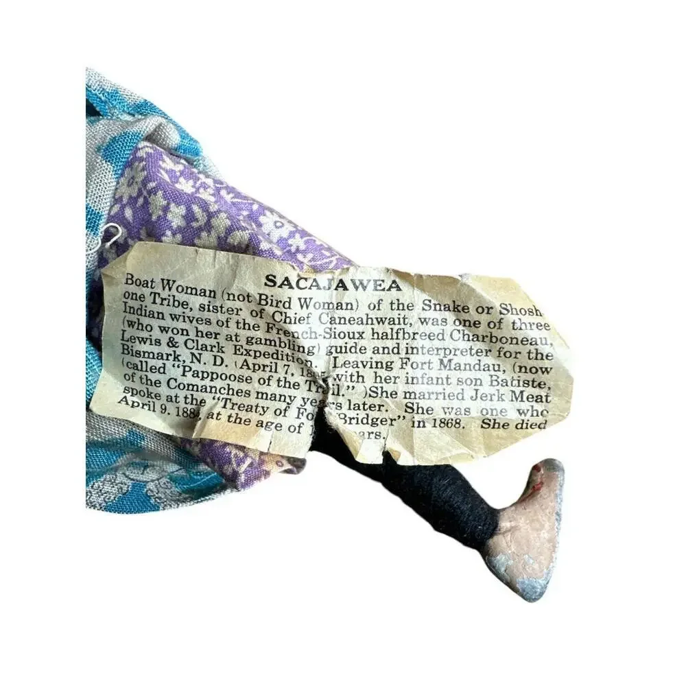 Very old doll from Indian 8”